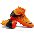 Football outdoor AG tpu fly knit soccer shoes